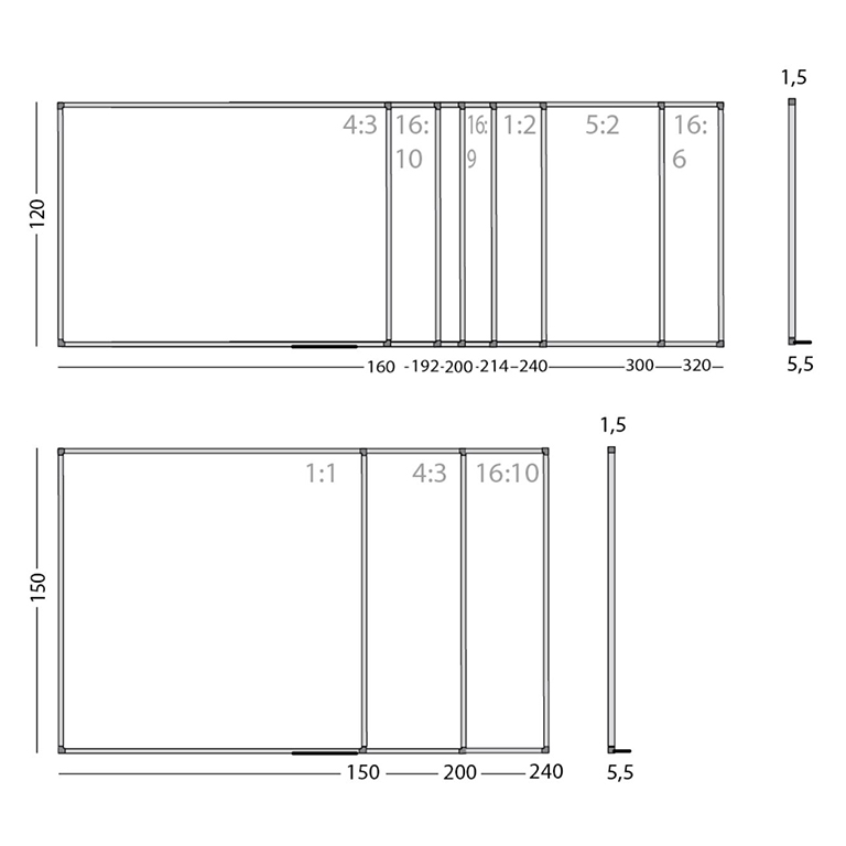 Smit Writable Projection Boards